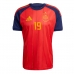 Billiga Spanien Lamine Yamal #19 Hemmatröja VM 2026 Kortärmad
